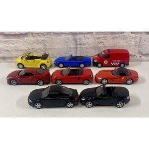 *BRAND NEW* Welly Diecast Lot Of 8 Cars Dodge Viper Audi BMW 4.75 Inch